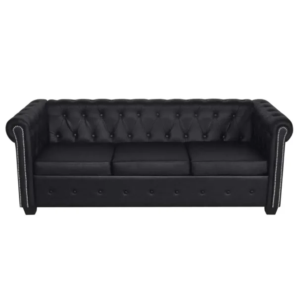 Faux Leather 3 SeatervSofa