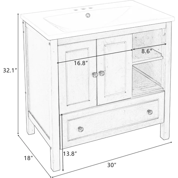 Bathroom Vanity with Sink