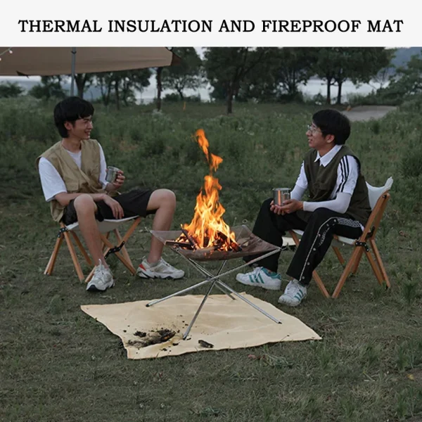 Fireproof Fire Pit/Grill Mat