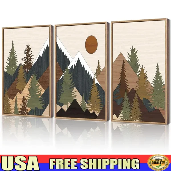 Mountain Wall Art Set