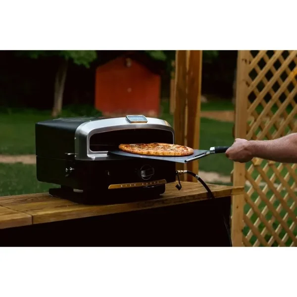 Propane Gas Outdoor Pizza Oven with Rotating Cooking Stone