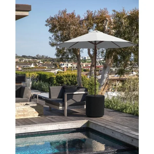 Umbrella Side Table  with Umbrella Hole