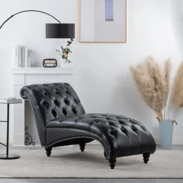 Armless Chaise Lounge Reclining Chair