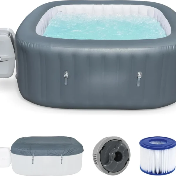 4 to 6 Person Inflatable Portable Hot Tub