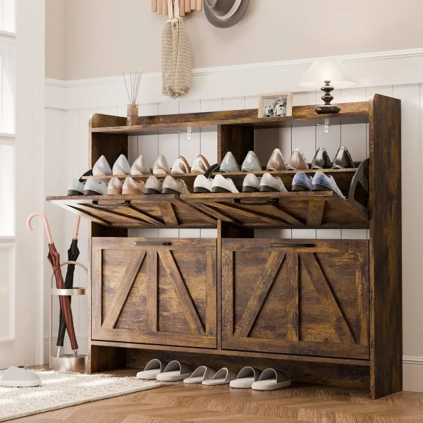 Freestanding Shoe Storage Cabinet