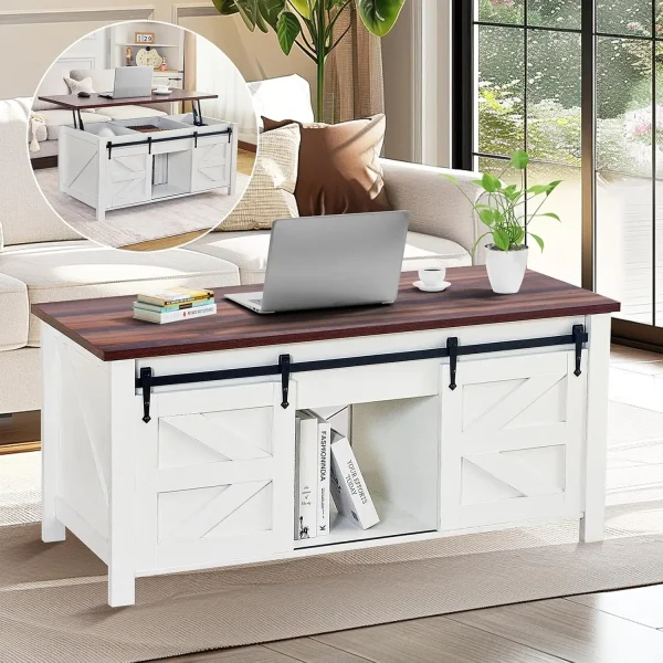 Rustic  Lift Top Coffee Table