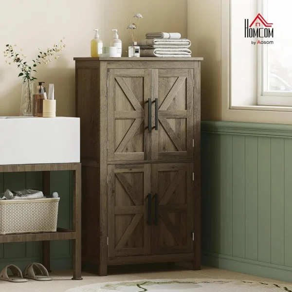 Farmhouse Bathroom Storage Cabinet
