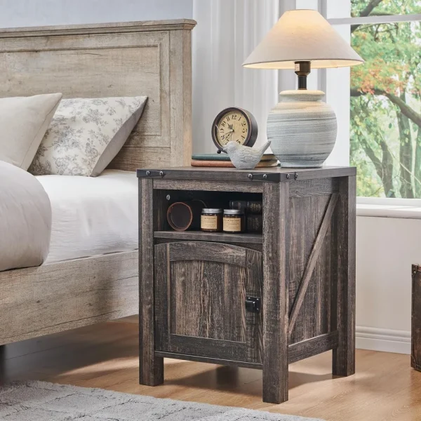 Farmhouse Nightstand Set of 2