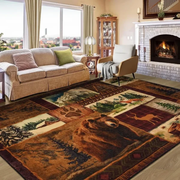 Farmhouse Lodge Area Rug