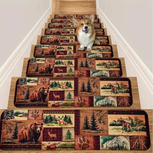 Rustic Non Slip Stair Treads