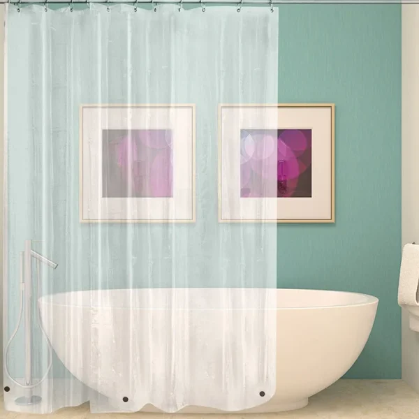 Waterproof Shower Curtain with hooks
