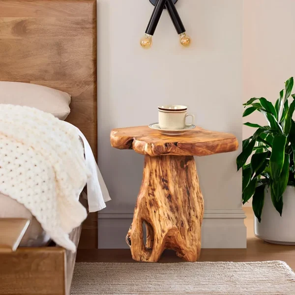 Tree Stump End Table 13.5" x 16" x 19"