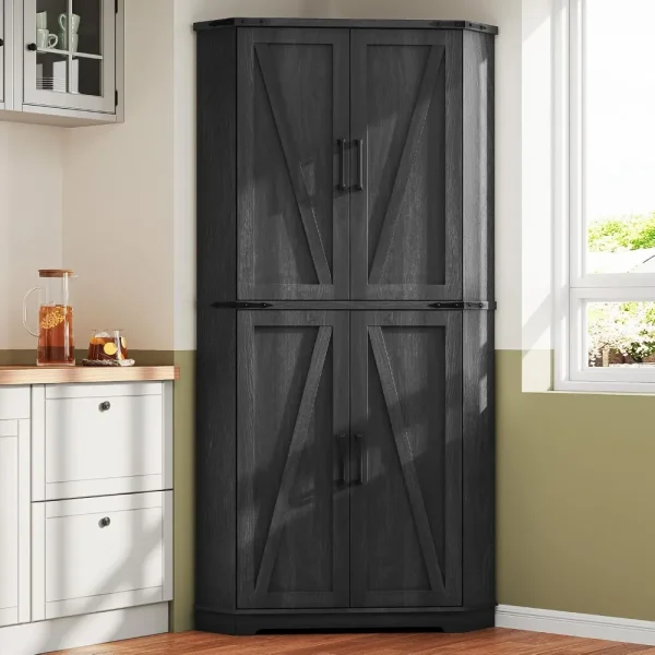 Farmhouse 71" Corner Cabinet