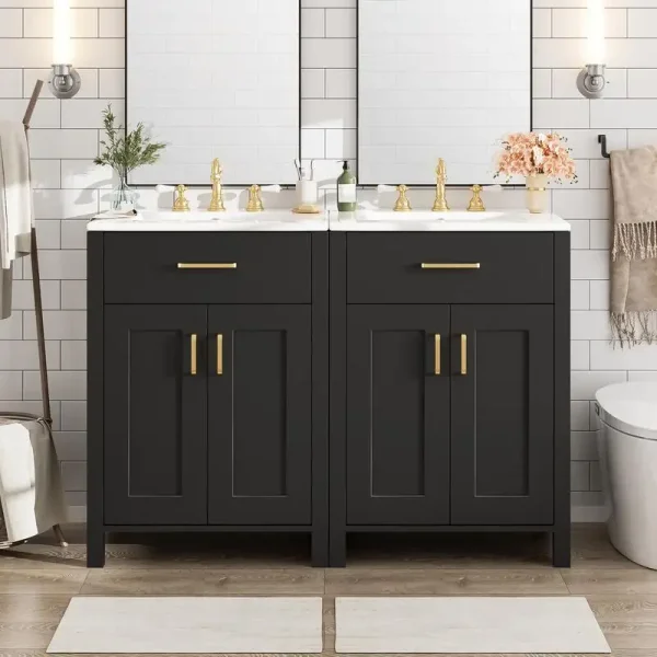 48-Inch Bathroom Vanity with Ceramic Sink