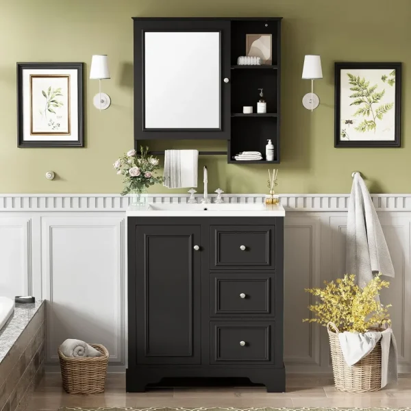 30-inch Bathroom Vanity with Sink