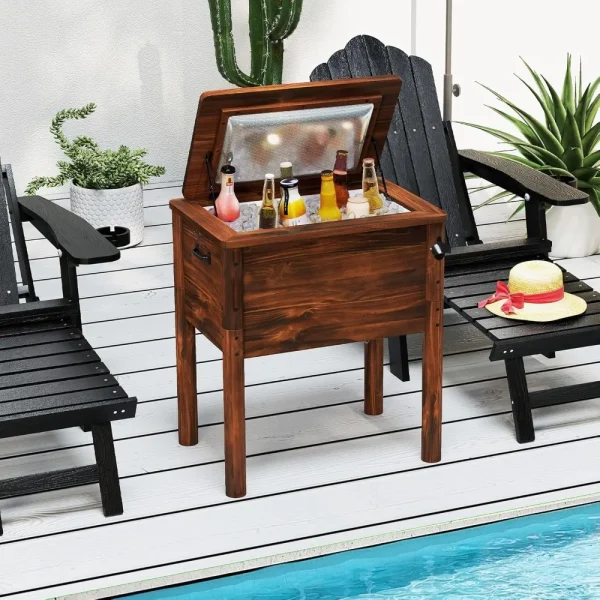54 Quart Outdoor Beverage Cooler