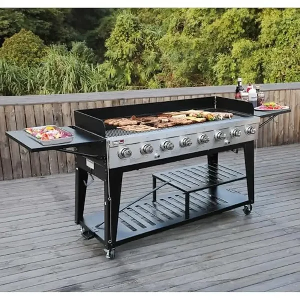 8-Burner Propane Gas BBQ Grill