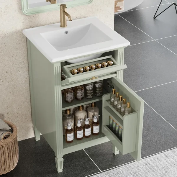 20 in Small Bathroom Vanity with Sink