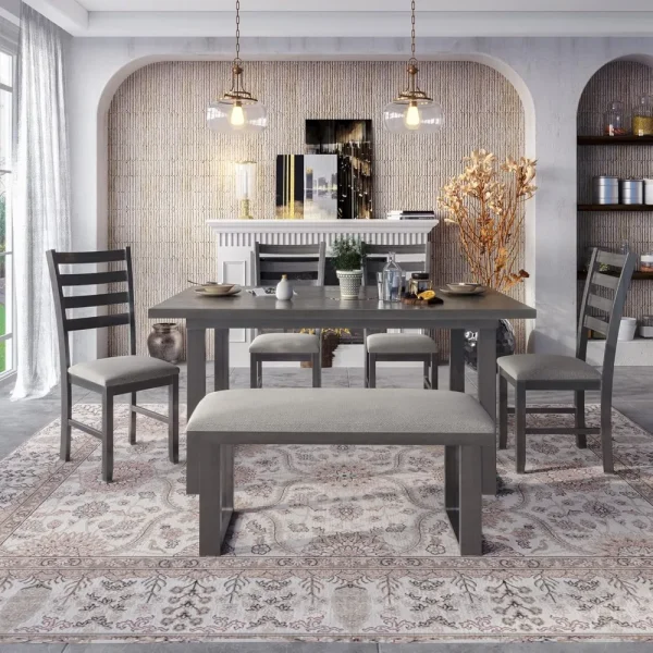 6 piece kitchen table set