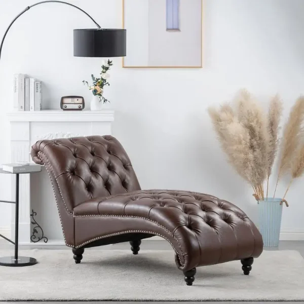 Tufted Armless Lounge Chair