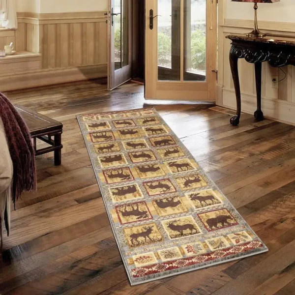 Lodge Area Rug 2 ft 7 in x 7 ft 3 in
