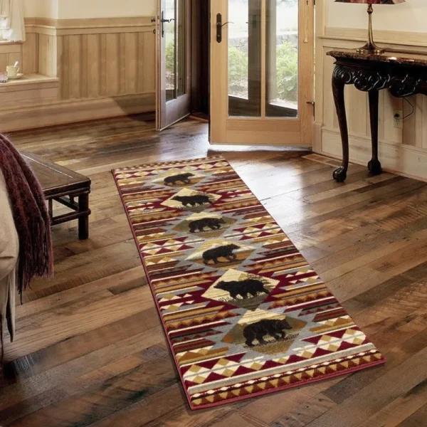 2 ft. 7 in. x 7 ft. 3 in. Lodge Area Rug