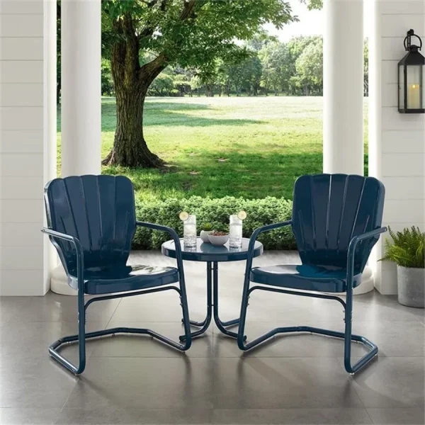 Retro Metal Bistro Patio Set