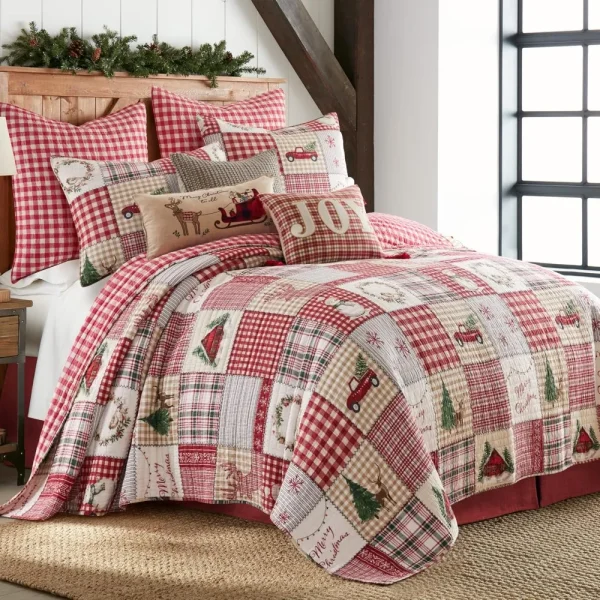 Christmas Quilt Set for Twin/Twin XL Bed