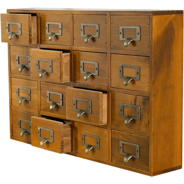 Card Catalog Desk Drawer Organizer