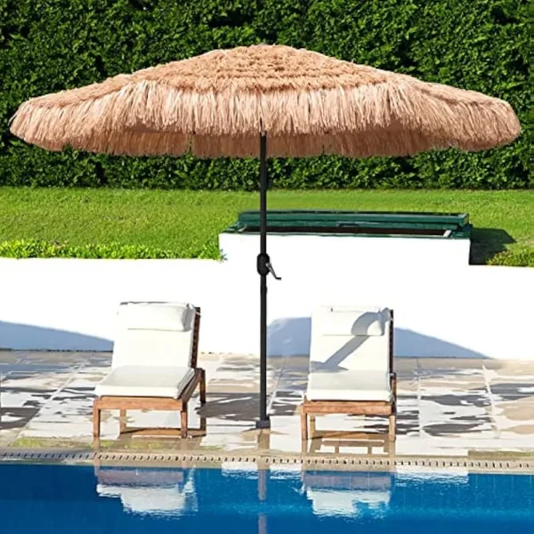 9ft Hula Thatched Tiki Umbrella